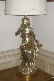 Lady Figural Lamp