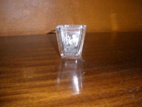 Orrefors Crystal Nude Vase/Toothpicks