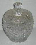 Cut Glass Covered Jar