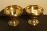 Pair Sterling Silver Sherbet Dishes