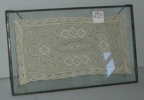 Framed Lace Doily