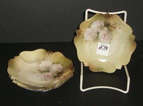 RS Prussia Set of 3 Small Nut Bowls