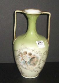 Rosenthal portrait double handle vase