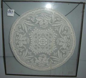 Framed Lace Doily