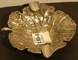 Sterling silver leaf design ashtray