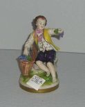 Sitzendorf Small Porcelain Boy Figure