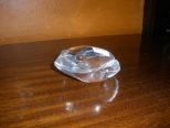Val St. Lambert Clear Crystal Large Frog