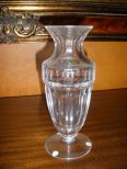 Belgium Clear Cut Glass Vase