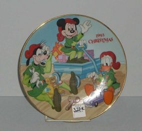1993 Grolier Christmas Plate For Walt Disney 