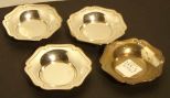 Set of 4 Shrever Sterling Ashtrays