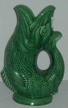 Majolica Fish Pitcher