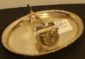 Silver Plate Cigar Rest