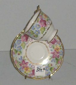 Salisbury Bone China England Cup & Saucer