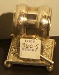 Merrit Co. Victorian Silverplate Napkin Ring
