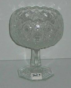 Pressed Glass Compote