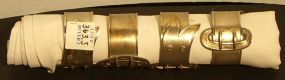 Set of 4 Victorian Silverplate Napkin Rings