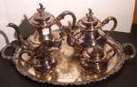 4 Piece Sterling Silver Coffee/Tea Set