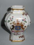 Chinese Export Armorial Vase with Lion