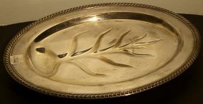 Silver Plated Well and Tree Tray