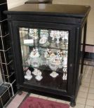 Ebonized Vitrine