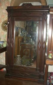 Rosewood One Mirrored Door Armoire