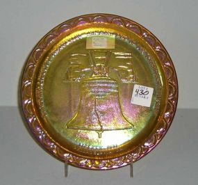 Carnival Colored Plate with Liberty Bell