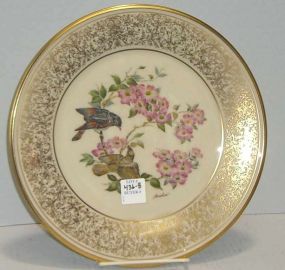 Lenox Boehm American Red Star Bird Plate