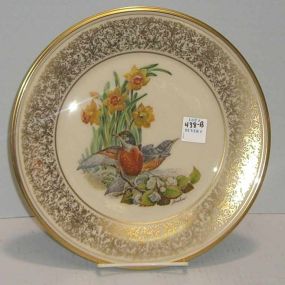 Lenox Boehm Robins Bird Plate