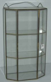 Hanging glass display cabinet