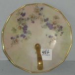 Hand painted Bavarian dish with handle