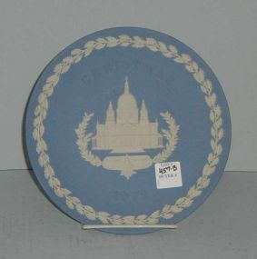 Wedgwood Jasperware 1972 Christmas Plate