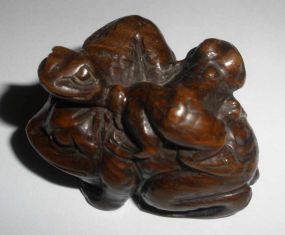 Wooden Carved Netsuke