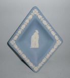 Wedgwood Blue and White Jasperware Dish