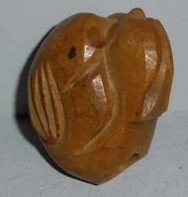 Carved Head of Dog
