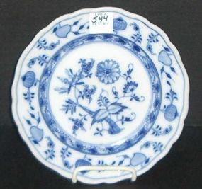 Meissen Blue Onion Plate