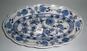 Meissen Blue Onion Platter