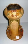 Signed Austrian Earthenware Art Nouveau Vase