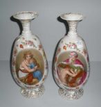 Pair of Austrian/Victorian Vases