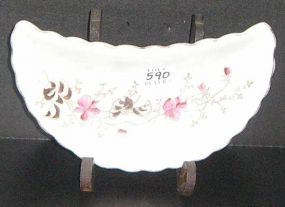 Floral Porcelain Bone Dish