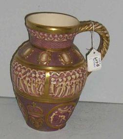 Zsolnay Rope Handle Jug