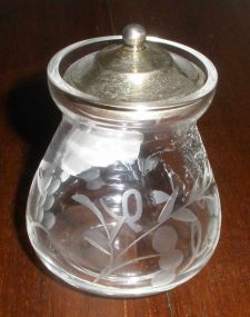 Small Horseradish Jar with Sterling Top