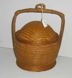 Finely Woven Covered Basket