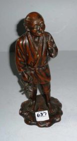 Spelter Bronzed Figure