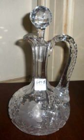 Clear Handled Decanter