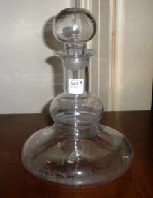 Crystal Large Captain's Decanter