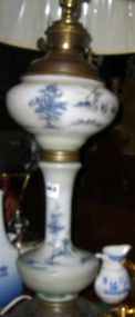 Parker Co. Satin Glass Lamp
