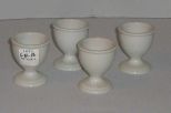 Set of 4 Porcelain Egg Cups