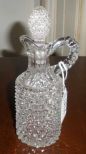 Clear Pattern Glass Hobnail Cruet