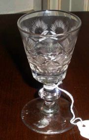 European Cut Glass Cordial