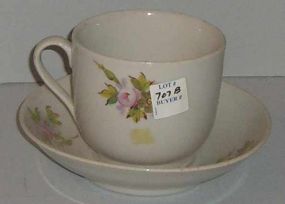 Grandfather Size Cup and Saucer
